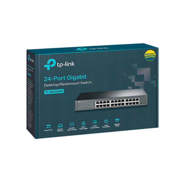 TP-Link TL-SG1024D 24-Port Gigabit Desktop Rackmount Switch